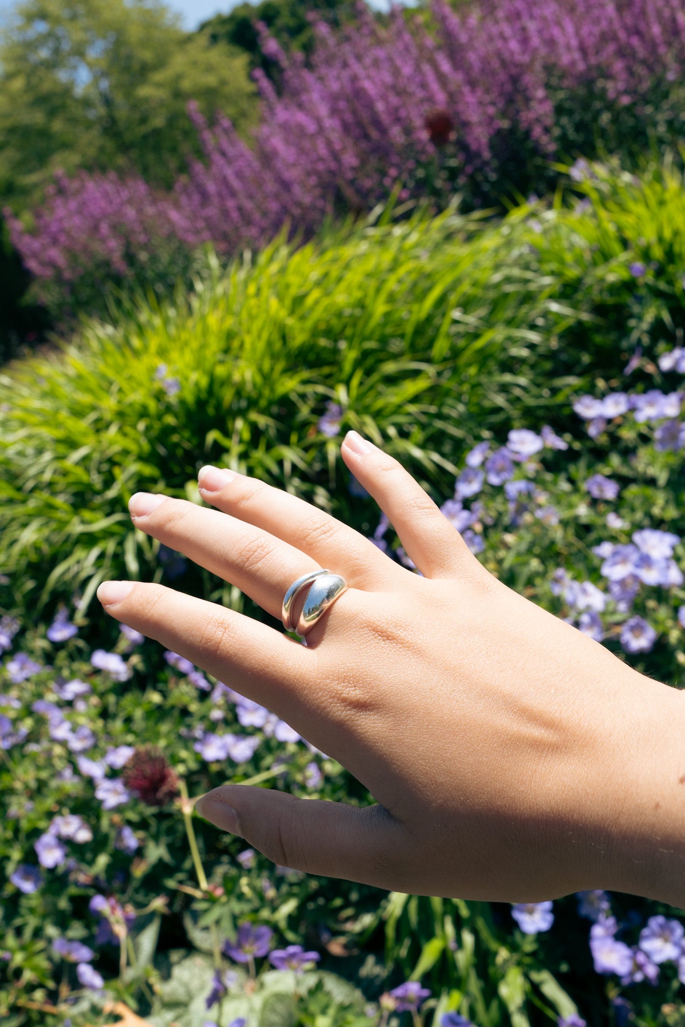 Infinite Duo – Set of 2 Adjustable Sterling Silver Rings