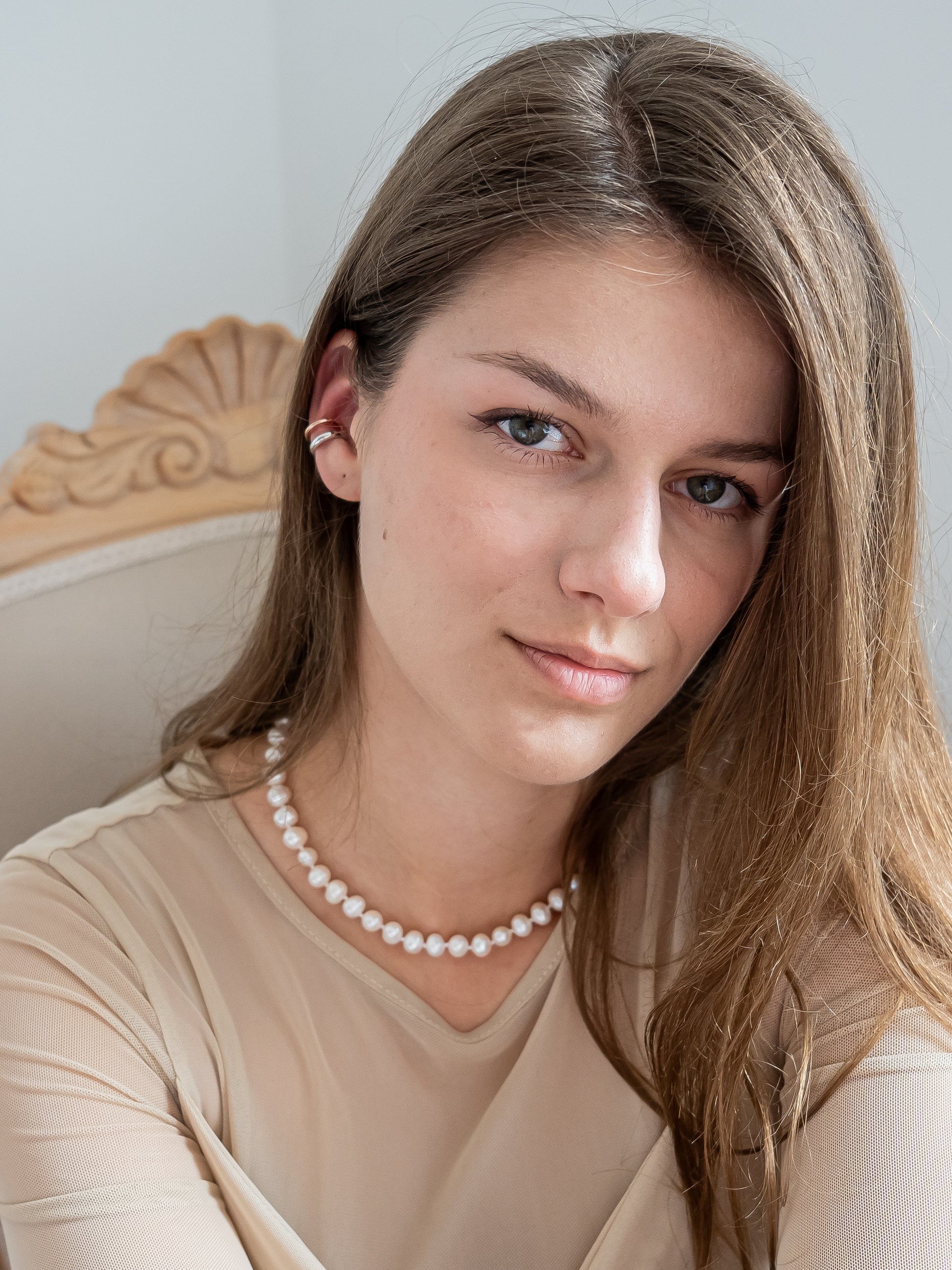 ual-Tone Ear Cuff – Gold & 925 Silver