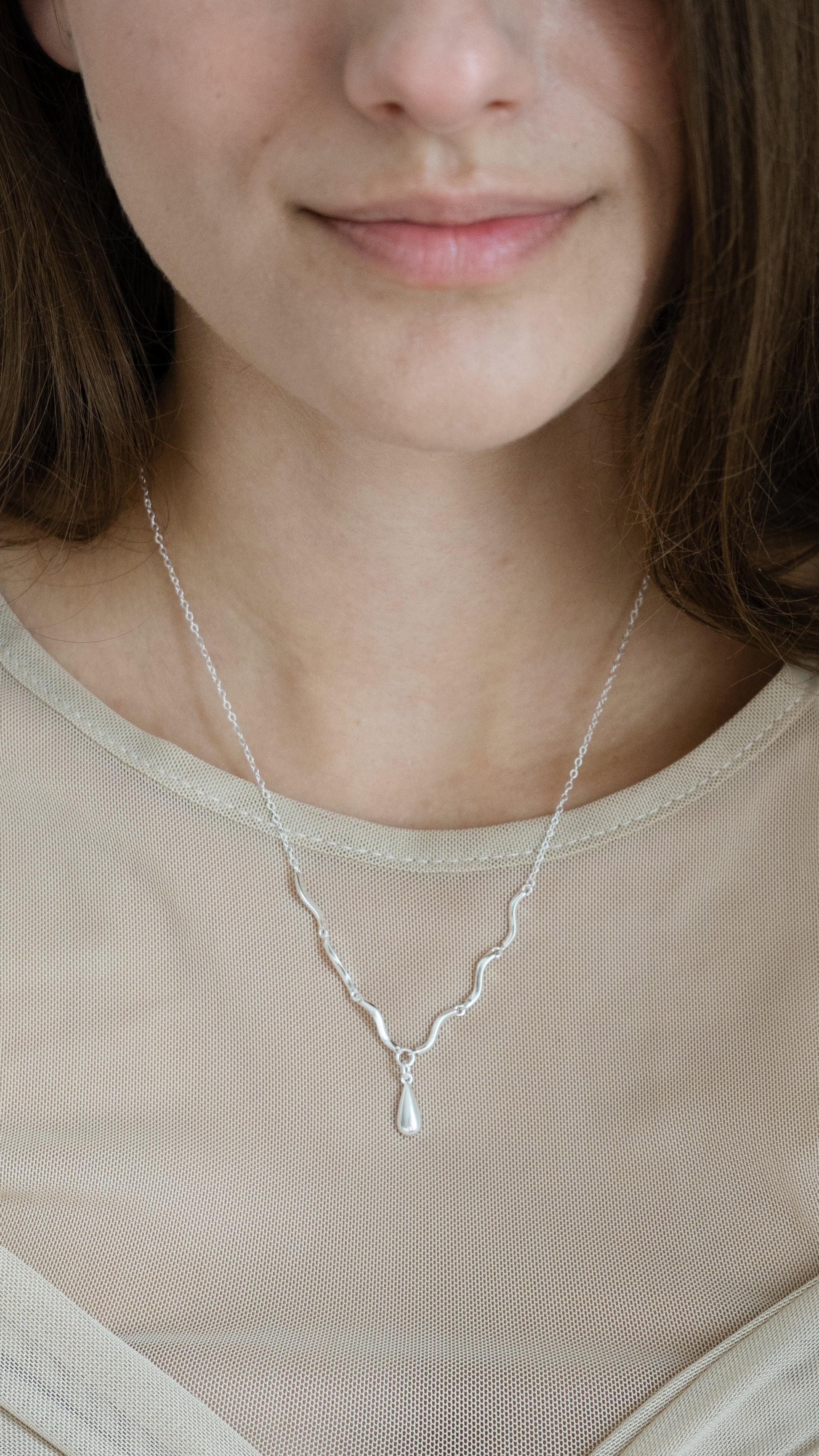 Sea Whisper Necklace | 925 Sterling Silver