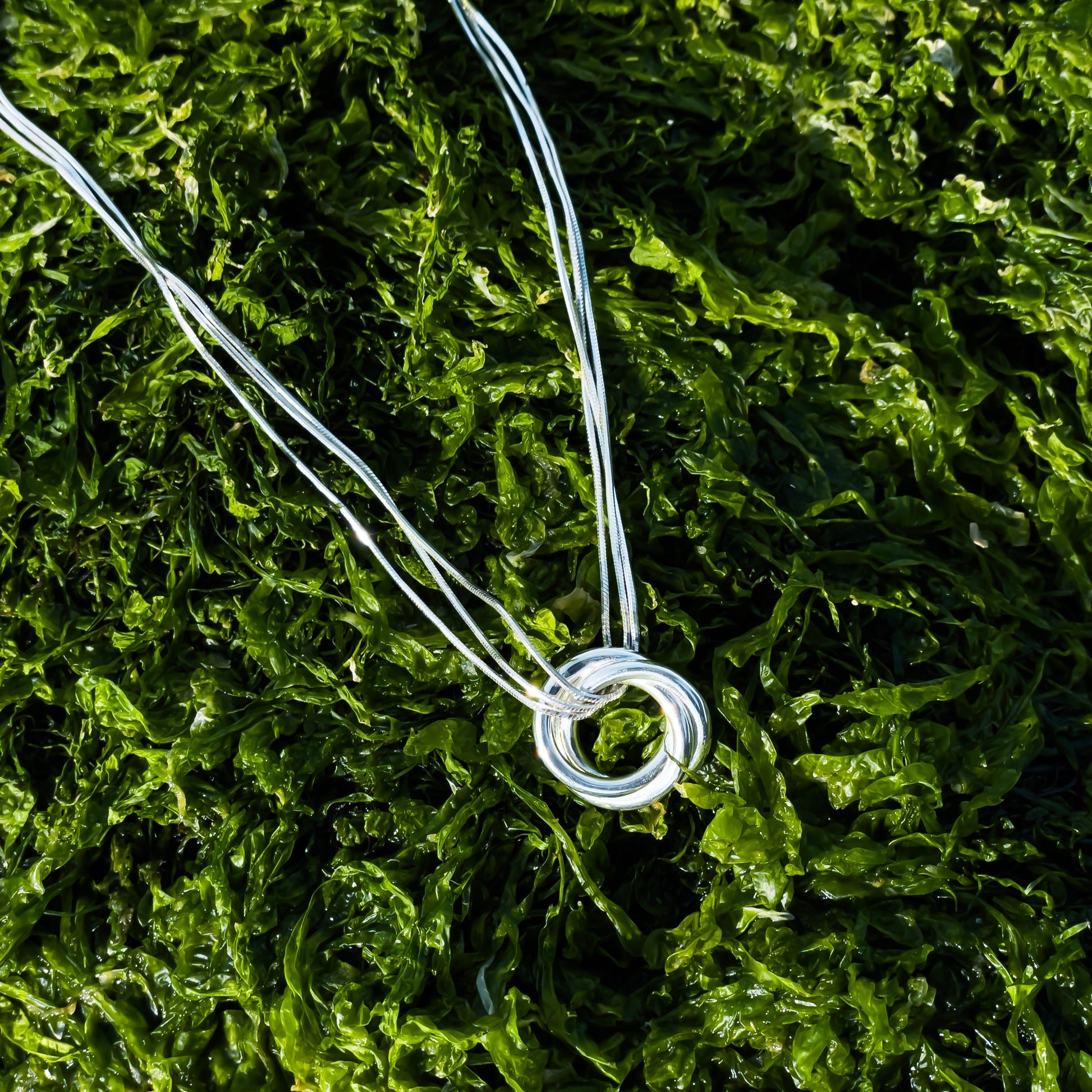 The Three Necklace | Sterling Silver Symbol of Strength & Love