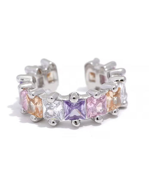Color Bloom Ear Cuff – 925 Silver or Gold Plated