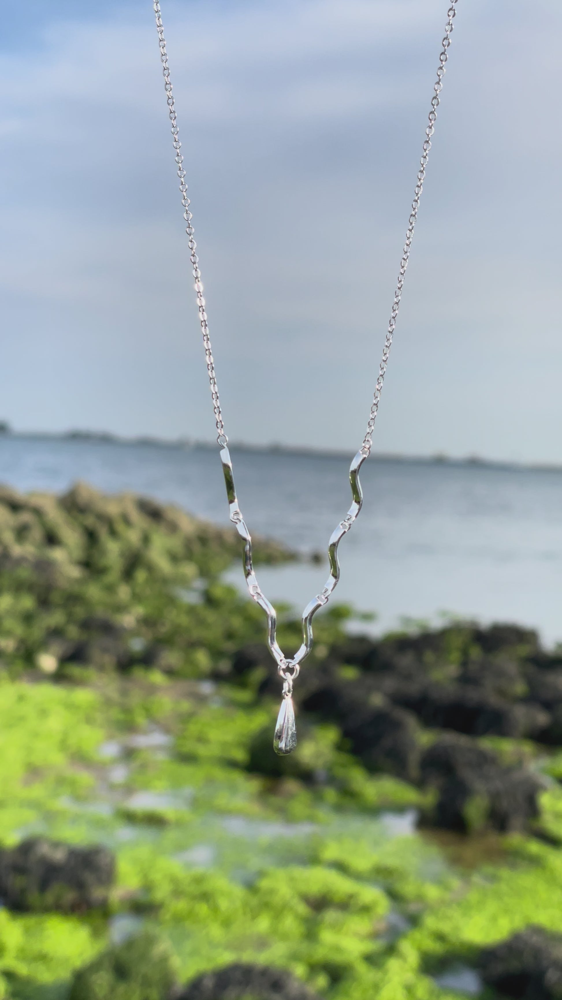Sea Whisper Necklace | 925 Sterling Silver